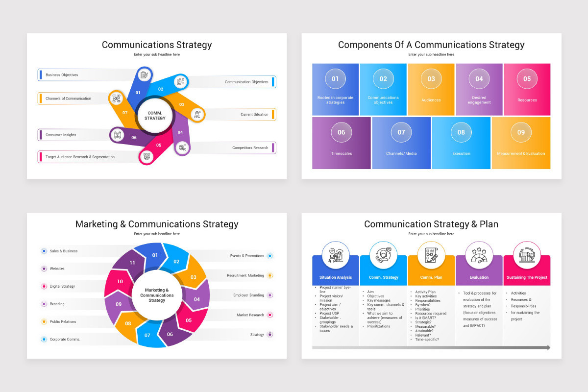 Powerpoint Communication Link Shape Communication Toolbox PowerPoint Presentation Template | Nulivo Market