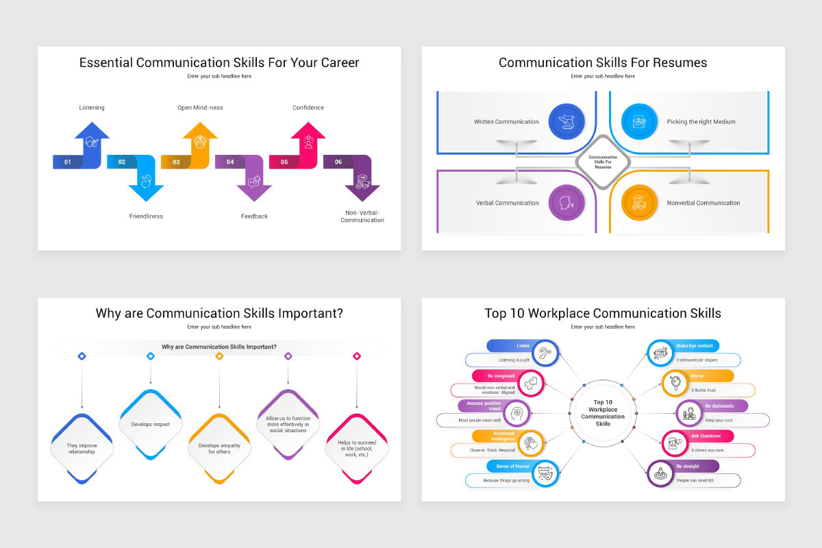 Communication Toolbox Google Slides Presentation Template | Nulivo Market