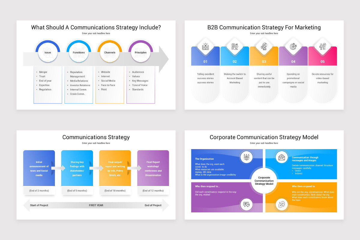 Communication Toolbox Google Slides Presentation Template | Nulivo Market