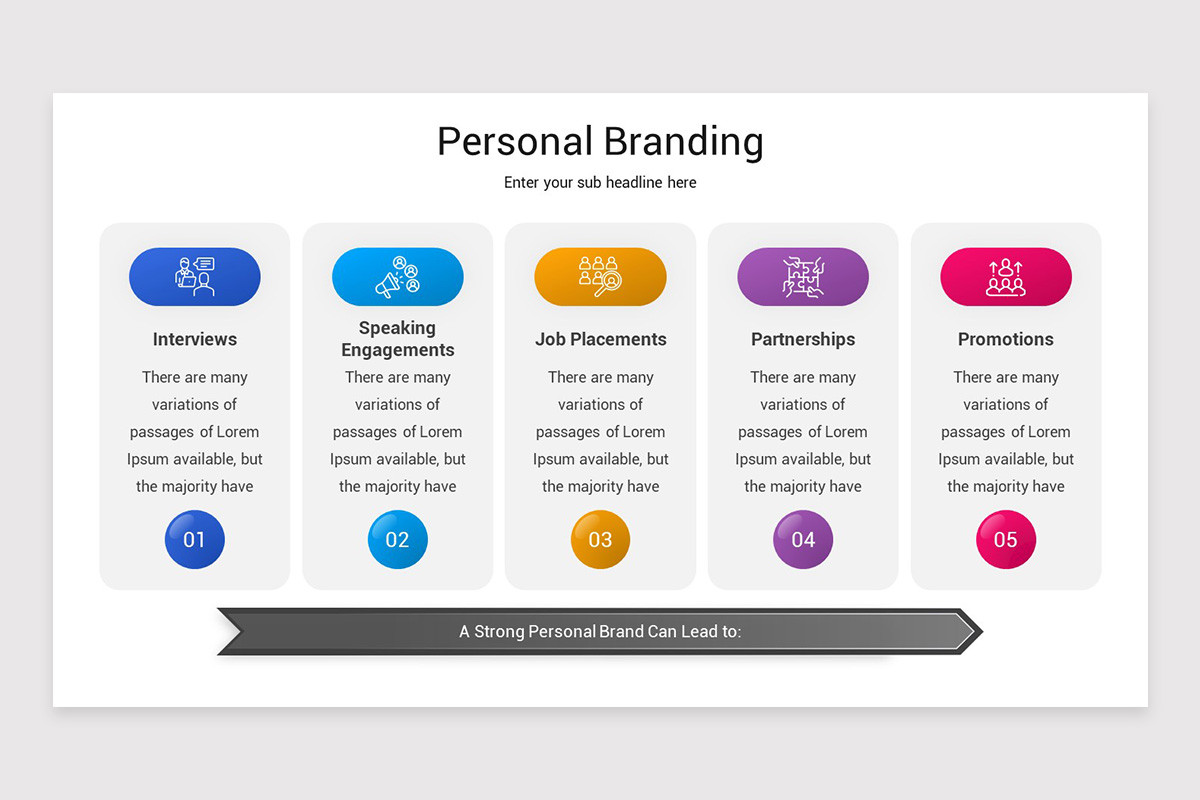 Branded Powerpoint Examples Personal Branding PowerPoint Template | Nulivo Market