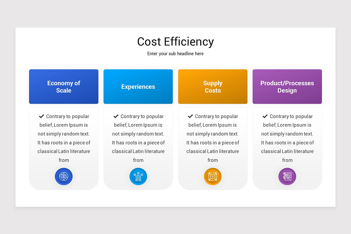 Cost Efficiency Google Slides Template | Nulivo Market