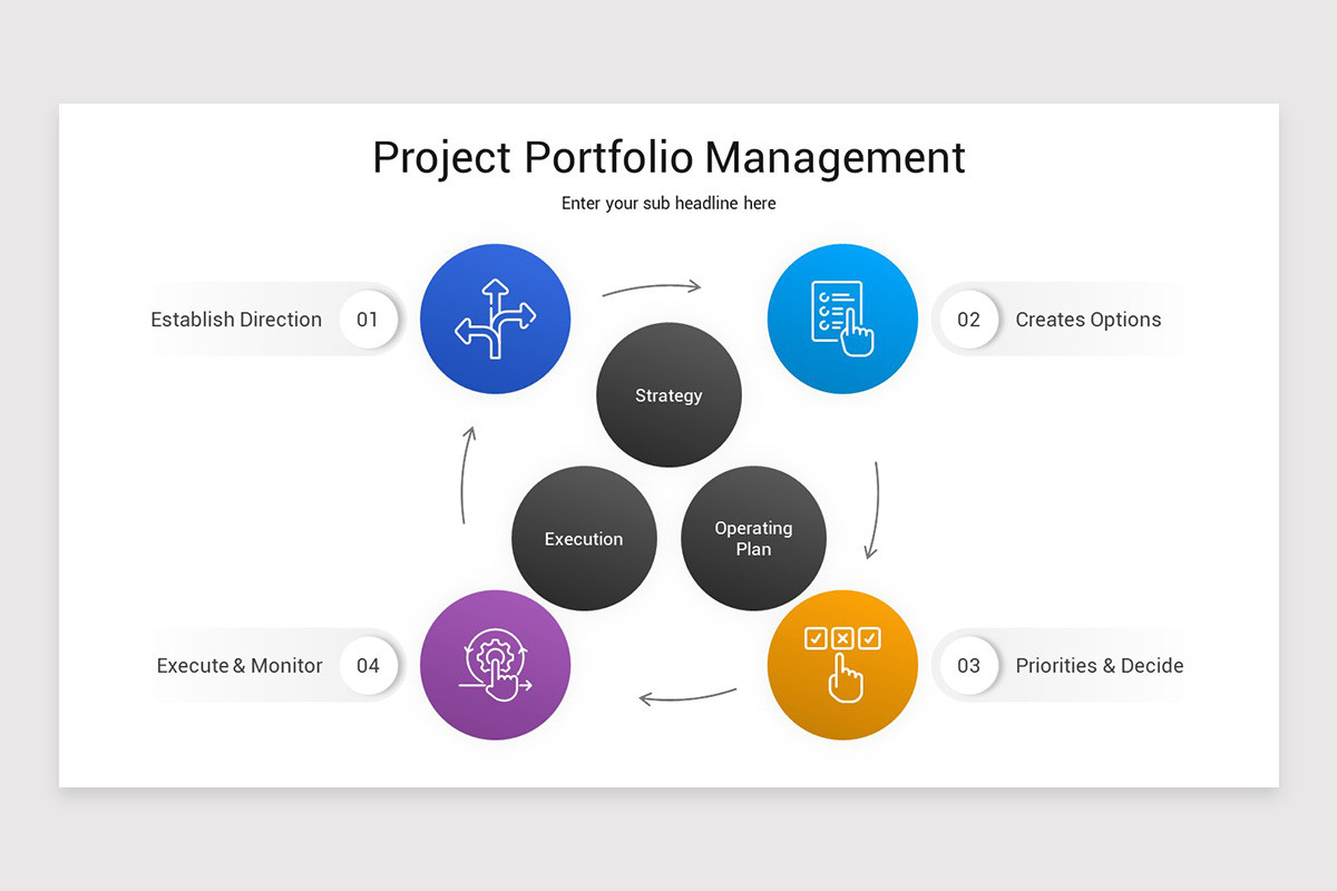 Project Portfolio Management PowerPoint Template | Nulivo Market