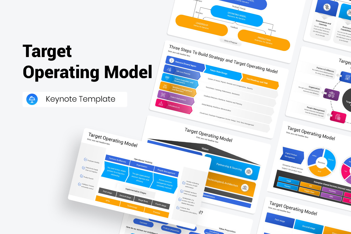 Target Operating Model Keynote Template | Nulivo Market
