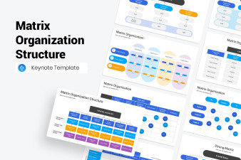 Matrix Organization Structure Keynote Template