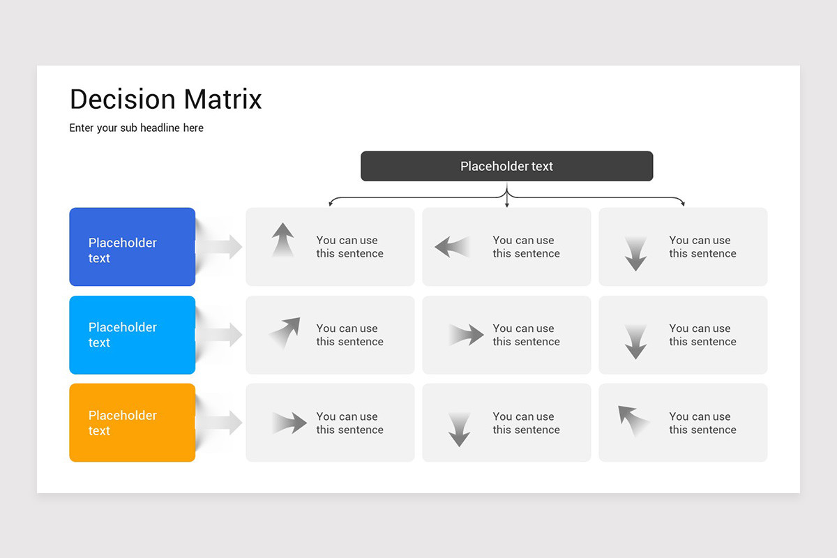 Decision Matrix PowerPoint Template | Nulivo Market