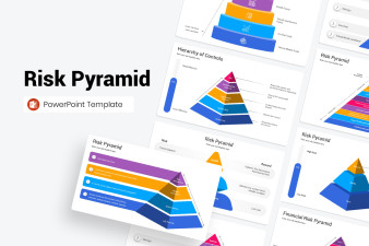 Risk Pyramid PowerPoint Template