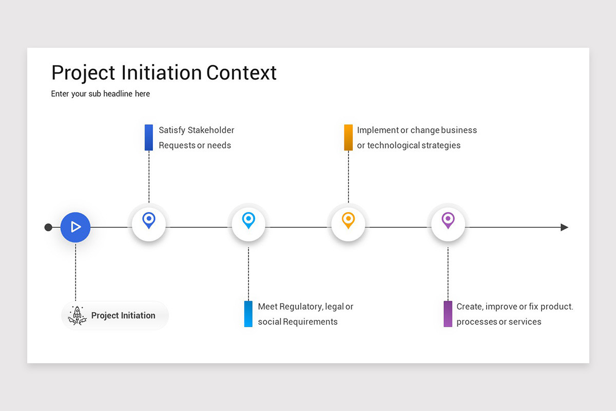 Workflow For Project Intiation Project Initiation PowerPoint Template | Nulivo Market