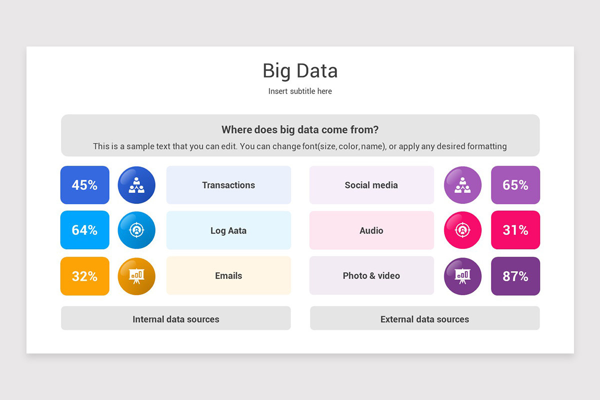 Digital Slides Example Data Big Data Google Slides Template | Nulivo Market