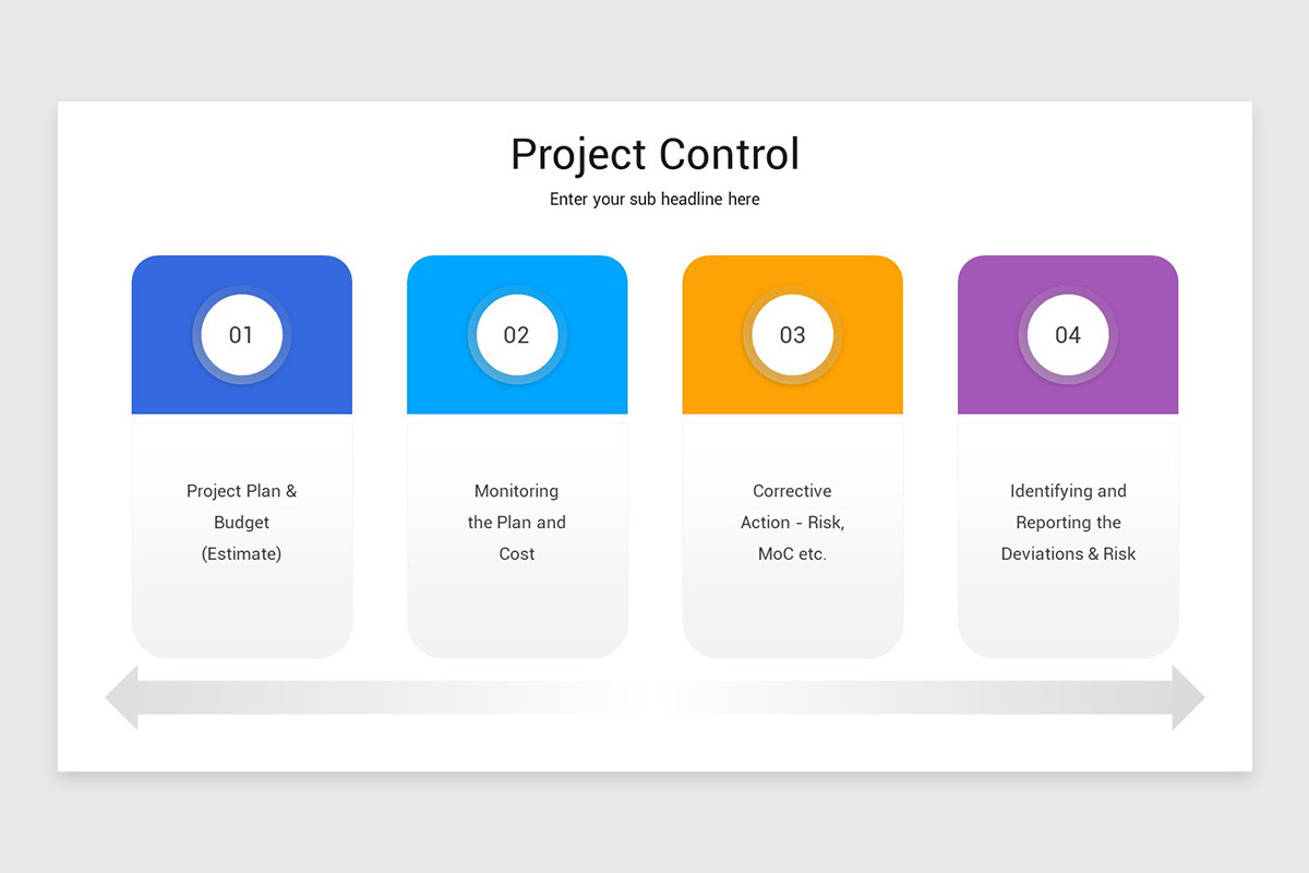 Project Control PowerPoint Template | Nulivo Market