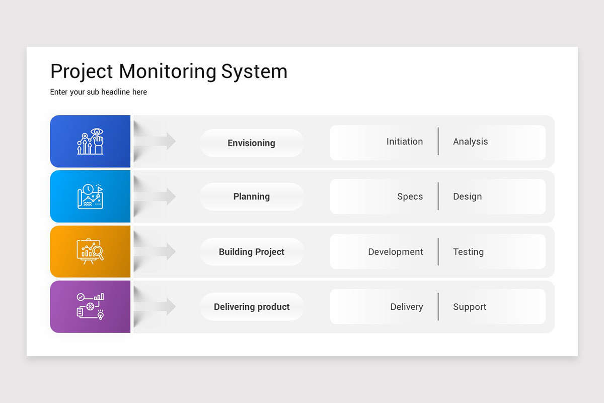 Project Monitoring Keynote Template | Nulivo Market