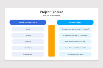 Project Closure PowerPoint Template | Nulivo Market