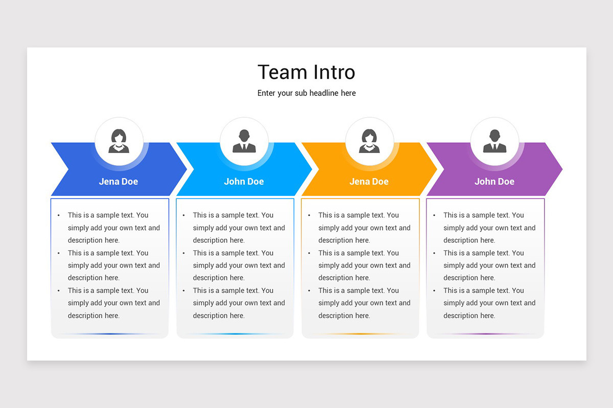 Fun Team Introduction Presentation Example Team Introduction PowerPoint Template | Nulivo Market
