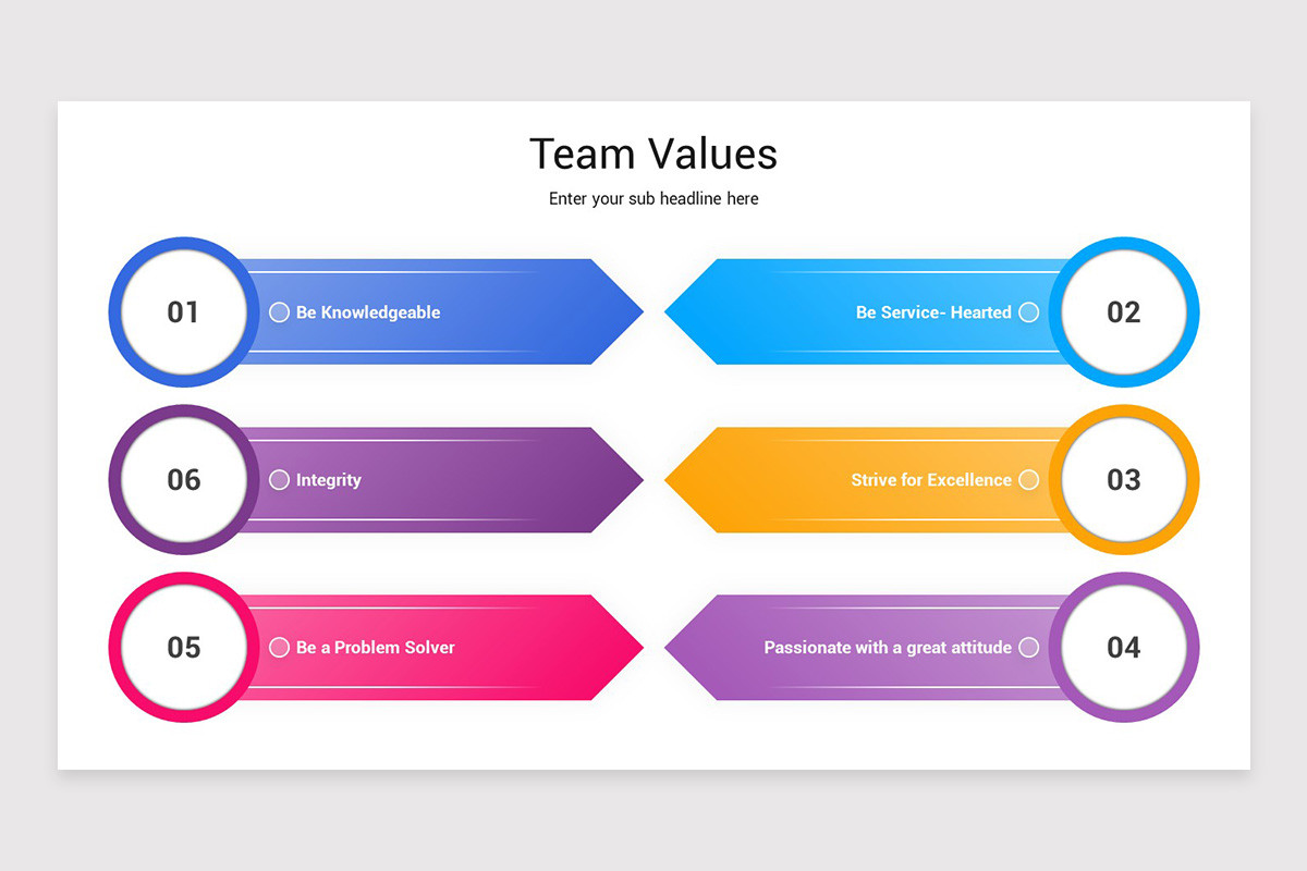 Display Team Values Team Values PowerPoint Template | Nulivo Market