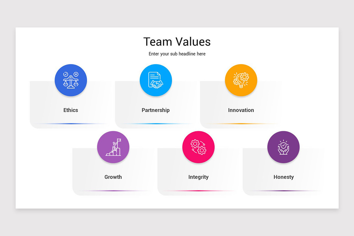 Team Values PowerPoint Template | Nulivo Market