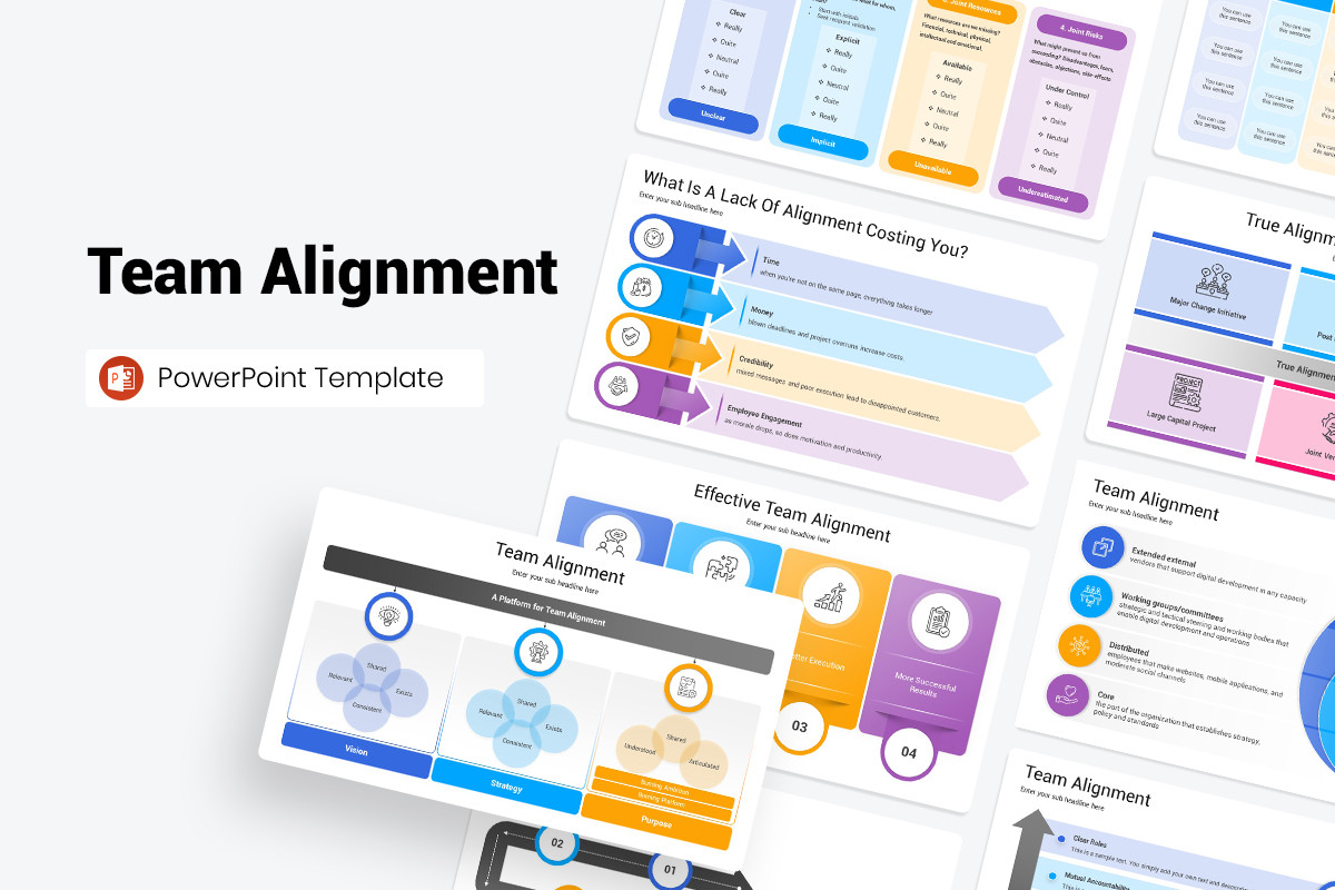 Team Alignment PowerPoint Template | Nulivo Market