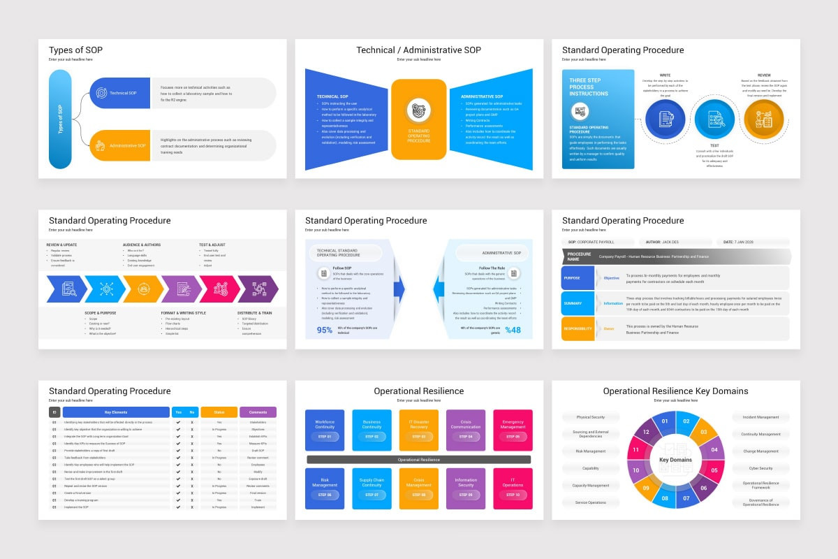 Operations Management Toolbox Google Slides Template | Nulivo Market