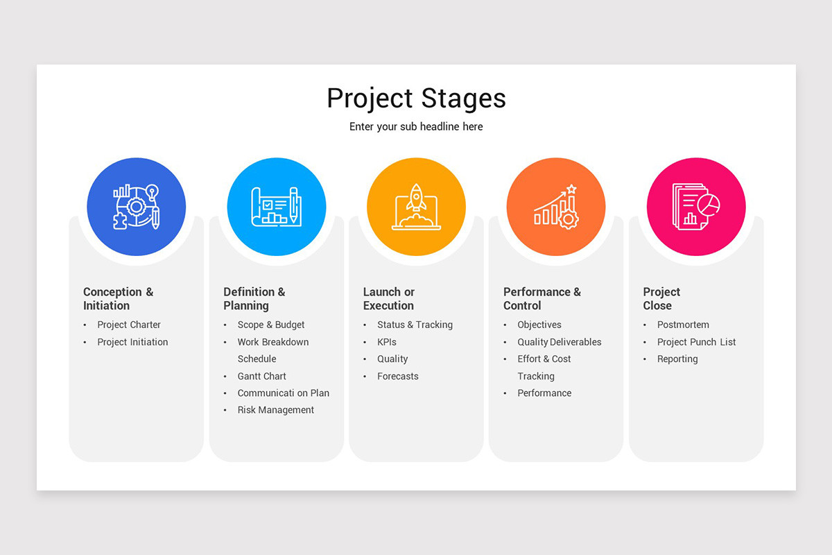 Project Stages Keynote Template