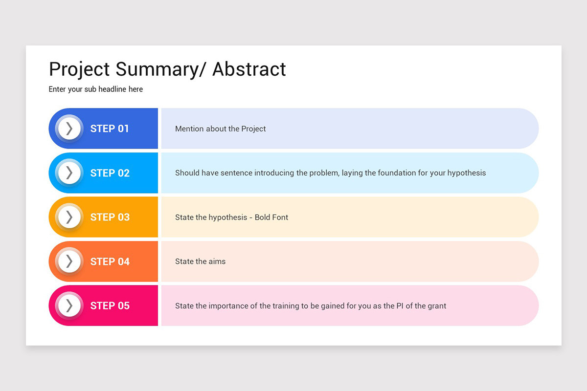 Key Note Summary Project Summary Keynote Template | Nulivo Market