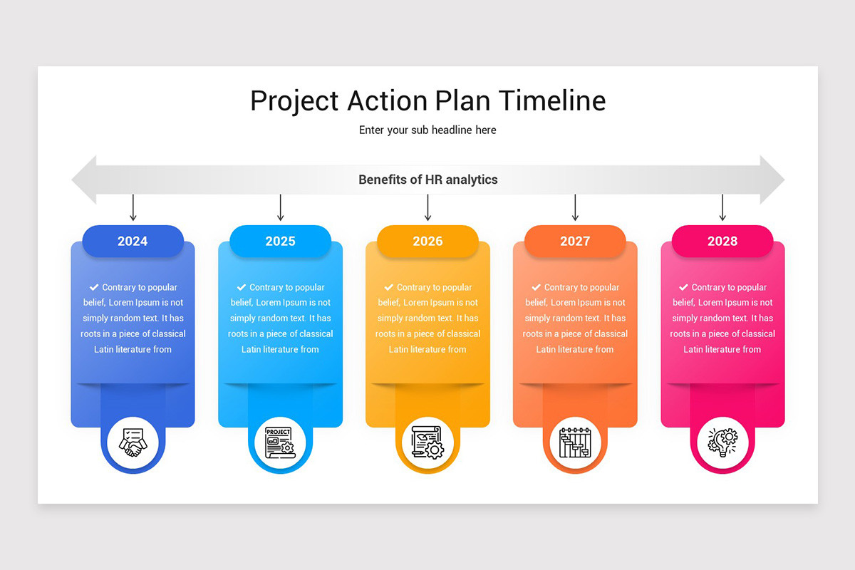 Project Action Noteschart Project Action Plan Keynote Template | Nulivo Market