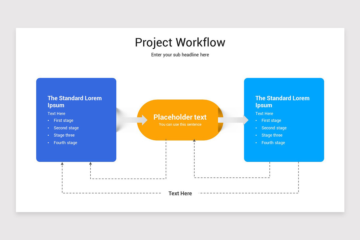 Project Workflow PowerPoint Template | Nulivo Market