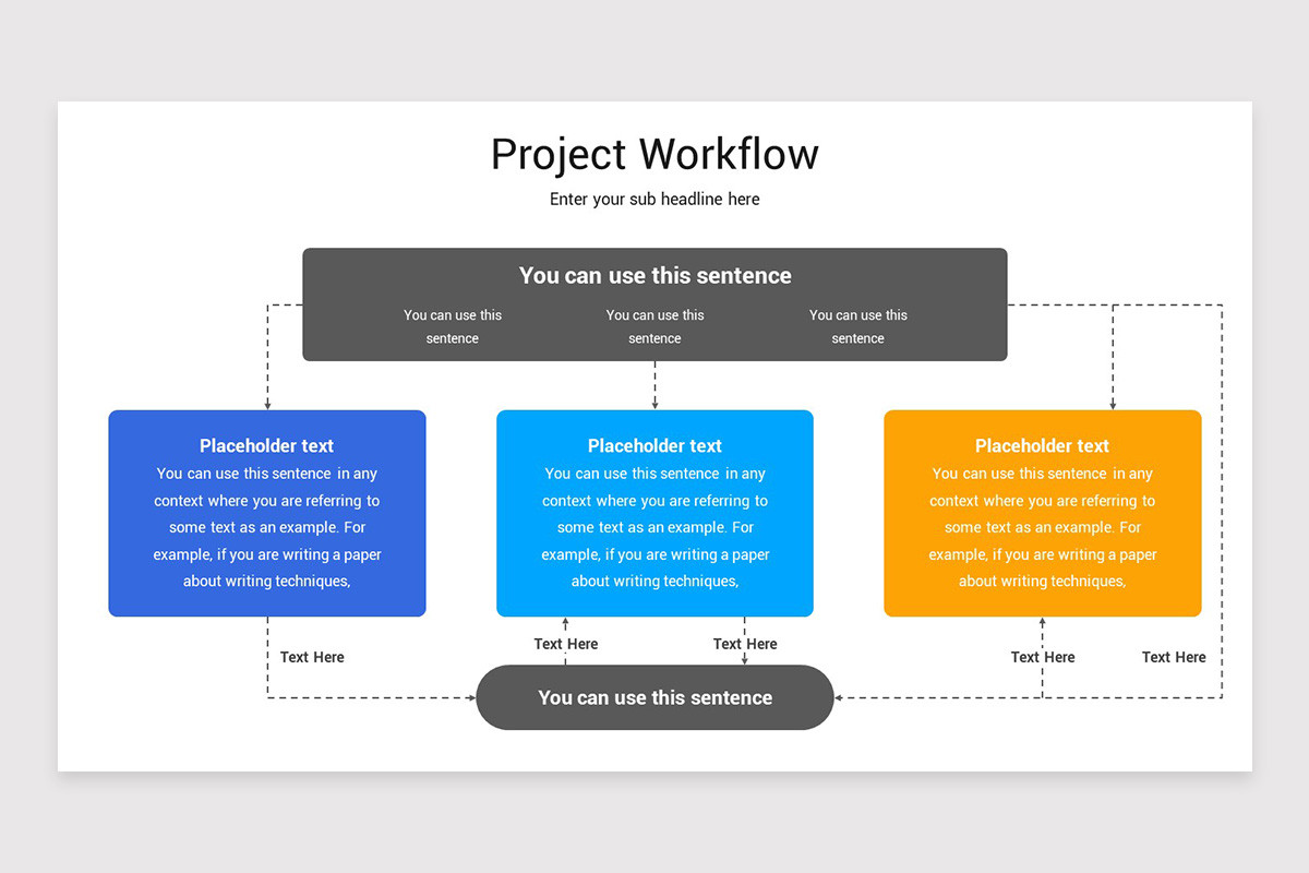 Project Workflow PowerPoint Template | Nulivo Market