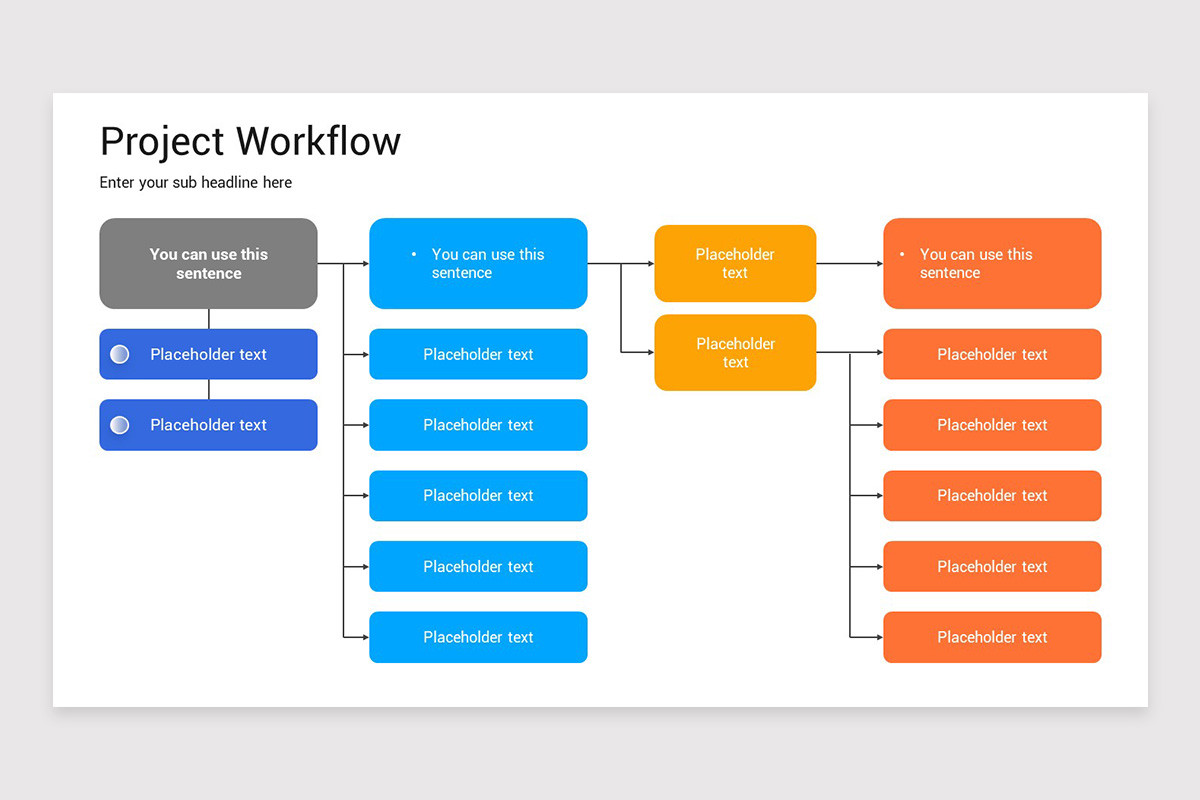 Project Workflow Google Slides Template | Nulivo Market