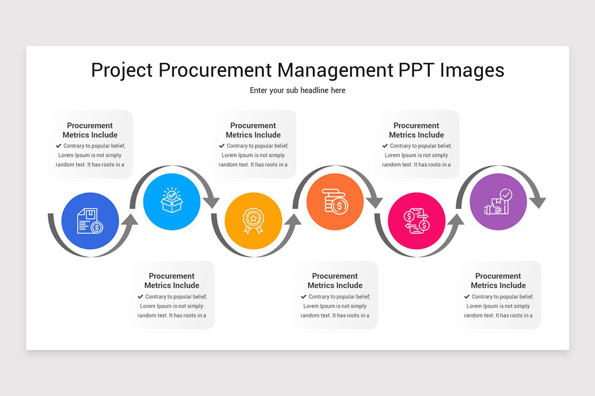Project Purchasing Manager Project Procurement Management Keynote Template | Nulivo Market