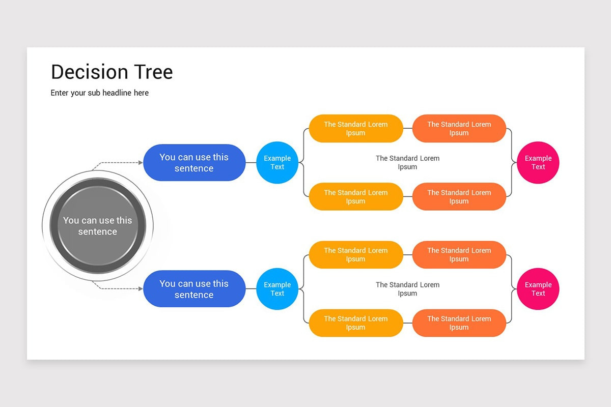 Decision Tree Keynote Presentation Template | Nulivo Market