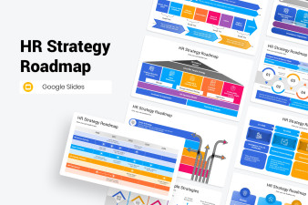 HR Strategy Roadmap Google Slides Template