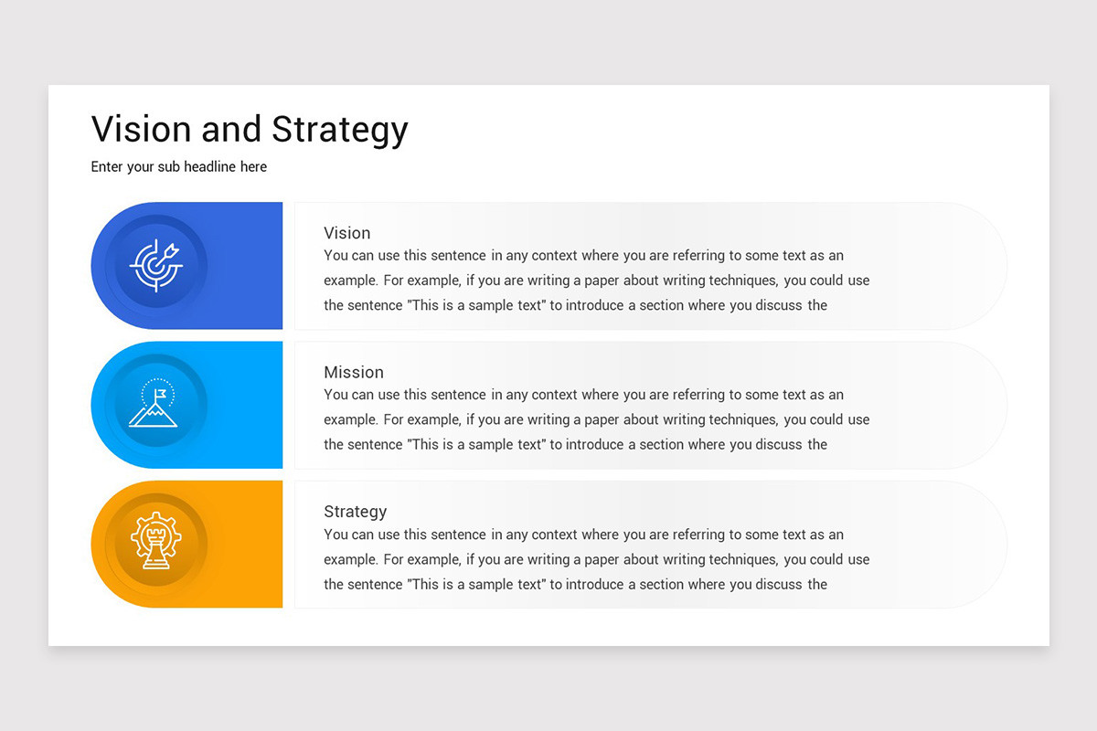Strategy Vision Format Vision and Strategy Keynote Template | Nulivo Market