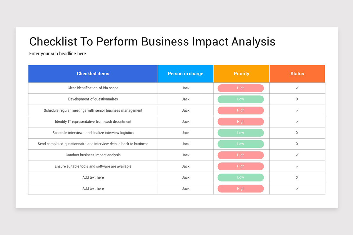 Image 2 for Impact Analysis Document Template Software