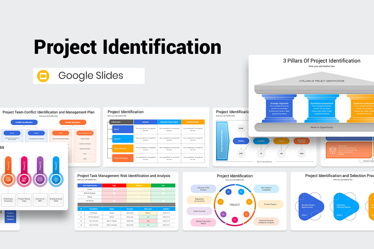Project Identification Presentation Google Slides Template | Nulivo Market