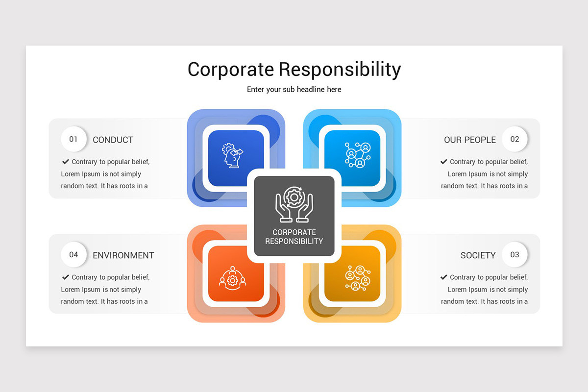 Corporate Responsibility Presentation Keynote Template