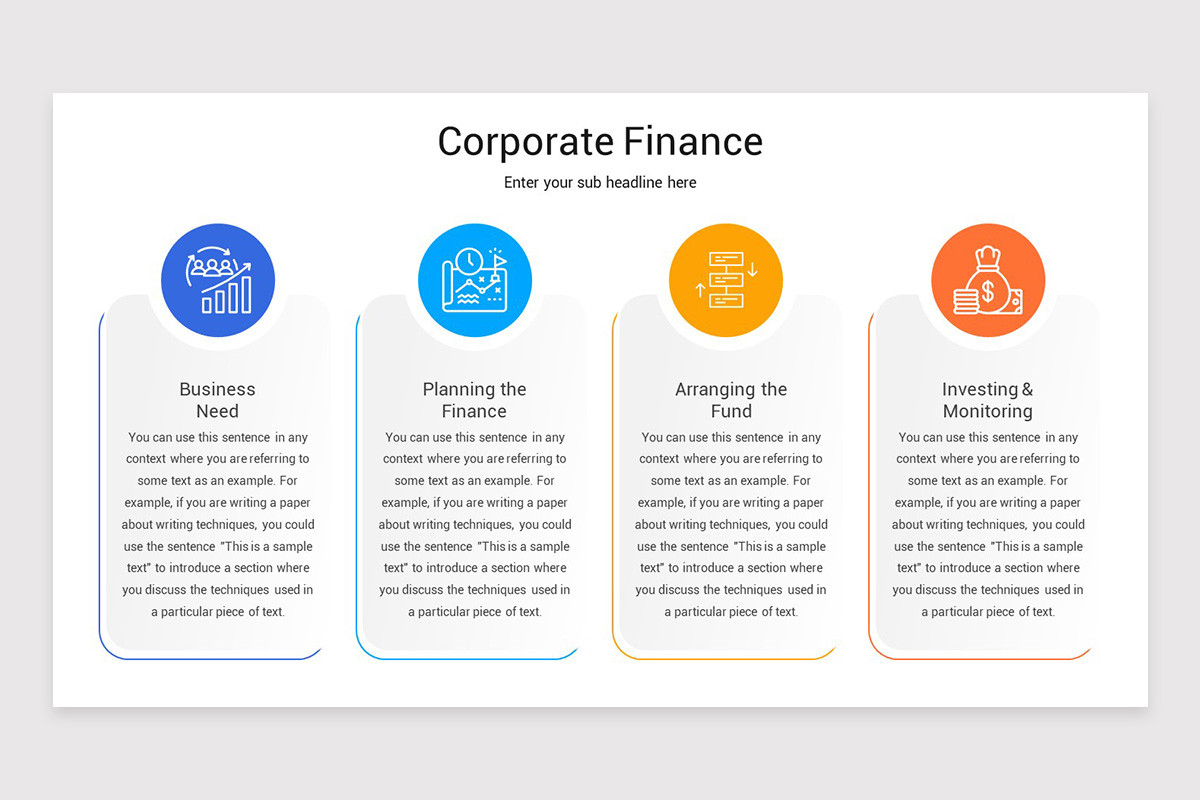 Corporate Finance Presentation PowerPoint Template Nulivo Market