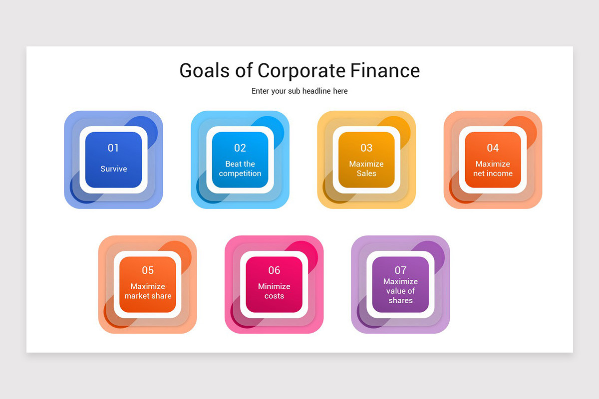 Corporate Finance Presentation PowerPoint Template