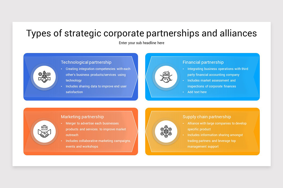 Corporate Partnership Presentation Keynote Template