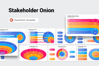 Stakeholder Onion Presentation PowerPoint Template