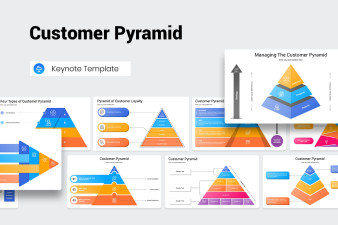 Customer Pyramid Presentation Keynote Template