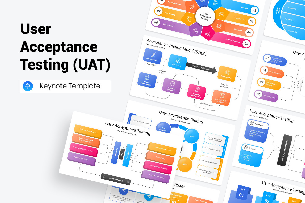 User Acceptance Testing (UAT) Keynote Template | Nulivo Market