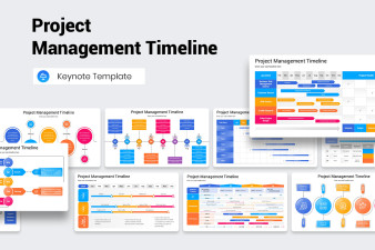 Project Management Timeline Keynote Template