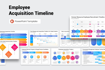 Employee Acquisition Timeline PowerPoint Template