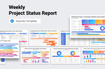 Weekly Project Status Report Keynote Template