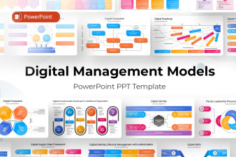 Digital Management Models PowerPoint Template