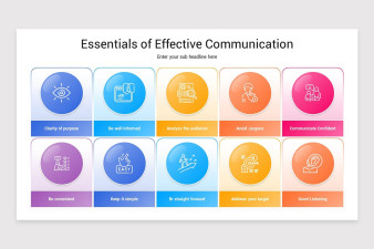 Effective Communication PowerPoint Template | Nulivo Market
