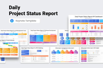 Daily Project Status Report Keynote Template