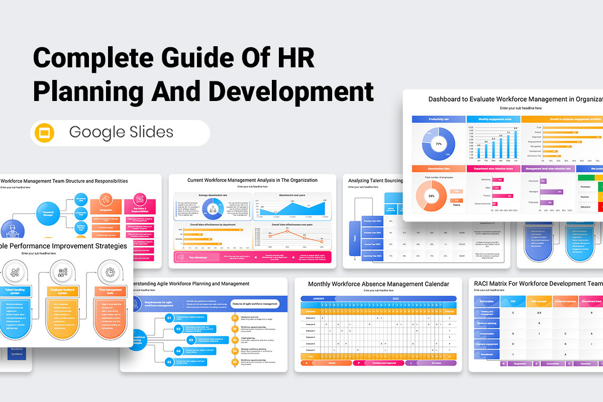 Complete Guide Of HR Planning And Development Google Slides Template ...