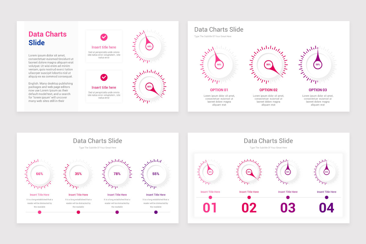 Editable Data Charts PowerPoint Presentation Template | Nulivo Market