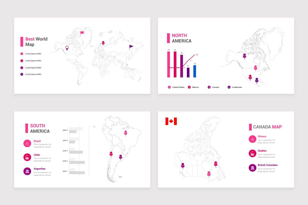 Presentation Map/chart Editable Data Charts PowerPoint Presentation Template | Nulivo Market