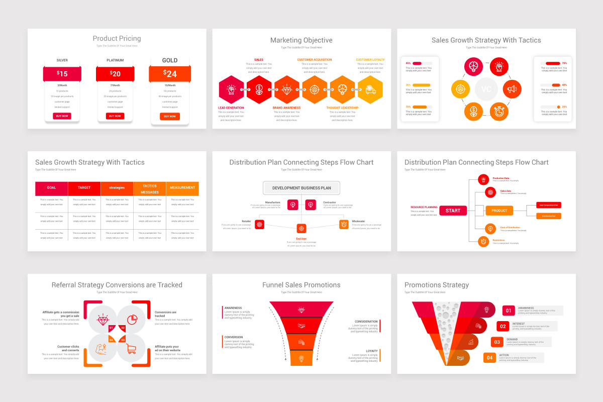 Marketing Plan PowerPoint Presentation Template | Nulivo Market