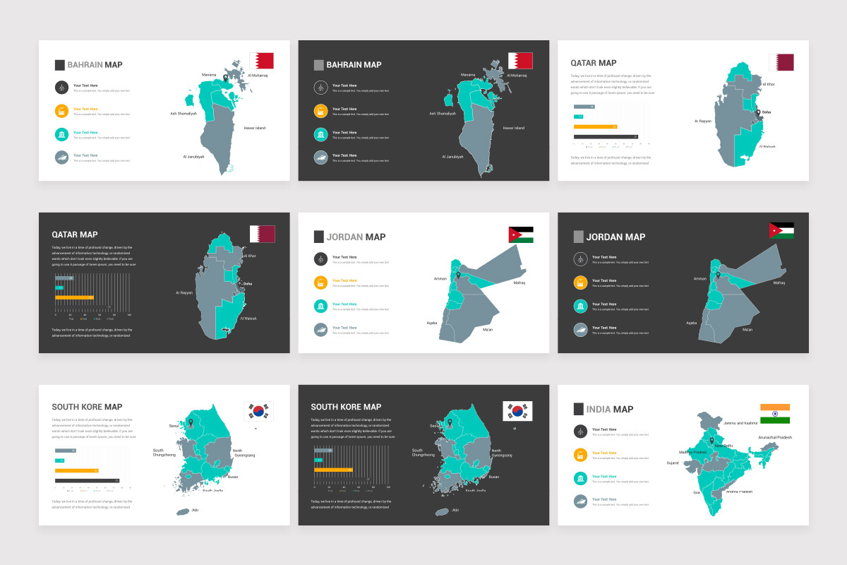 Maps PowerPoint Presentation Template | Nulivo Market